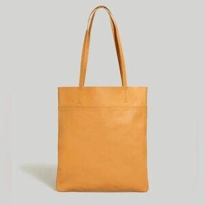 Madewell Tote “The Magazine” Brown Leather Bag Purse